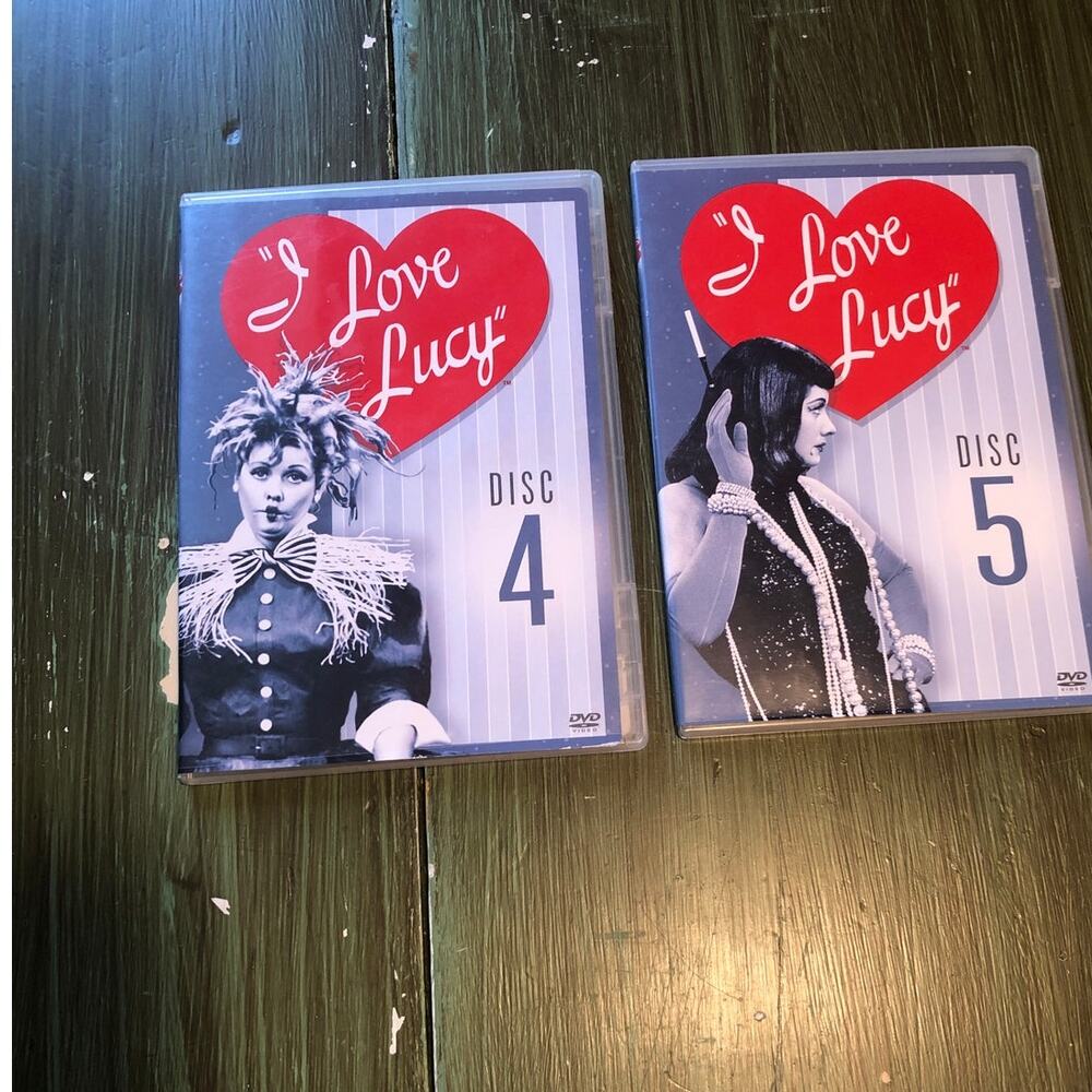 I Love Lucy Discs/DVDs 4 & 5 from the 3rd Season - great condition!